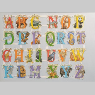 Alphabet Scrap Sheet