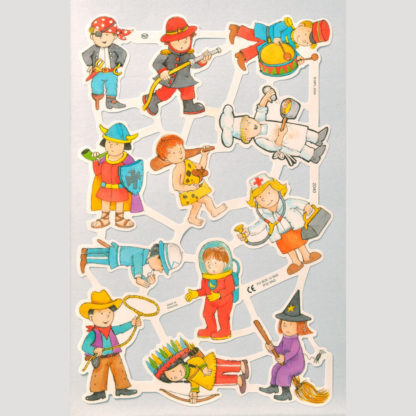 Children's Characters Scrap Sheet