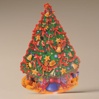 Christmas Rocker Card - Decorated Tree