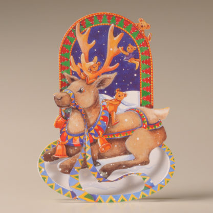 Christmas Rocker Card - Reindeer