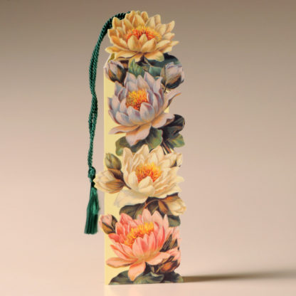 Floral Bookmark Card - Water Lilies