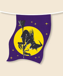 Halloween Witch Bunting