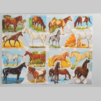 Horses Scrap Sheet 1