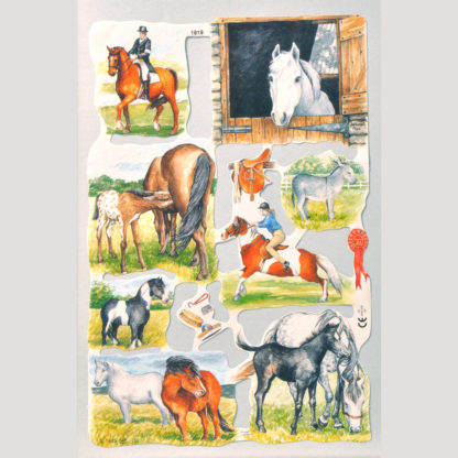 Horses Scrap Sheet 6