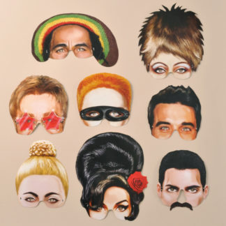 Musical Icons Party Masks