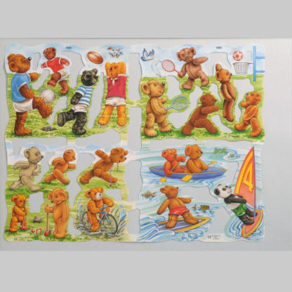 Teddy Bear Scrap Sheet 4